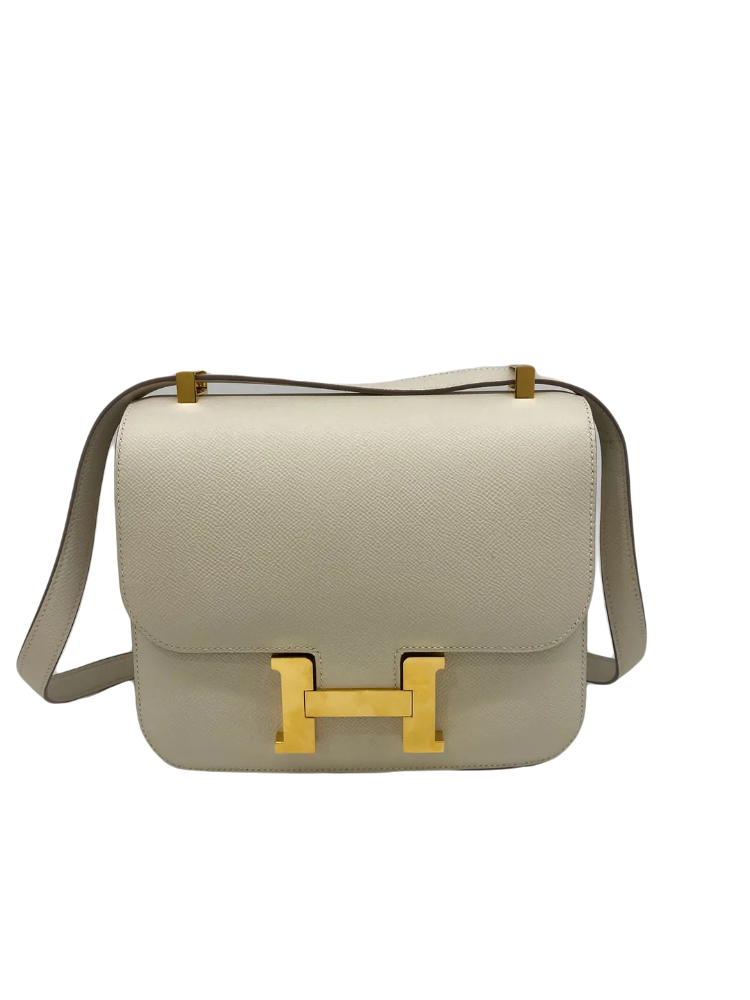 Hermes Constance 24 Craie Epsom Gold Hardware #X - Vendome Monte Carlo