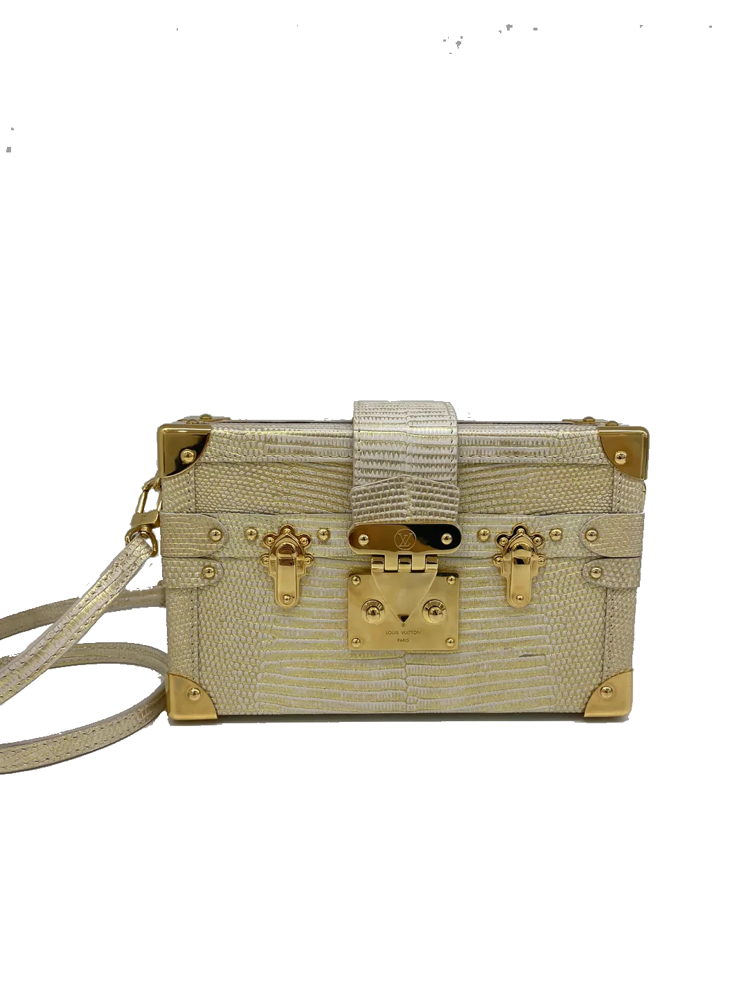 Petite Malle Lizard Leather - Handbags