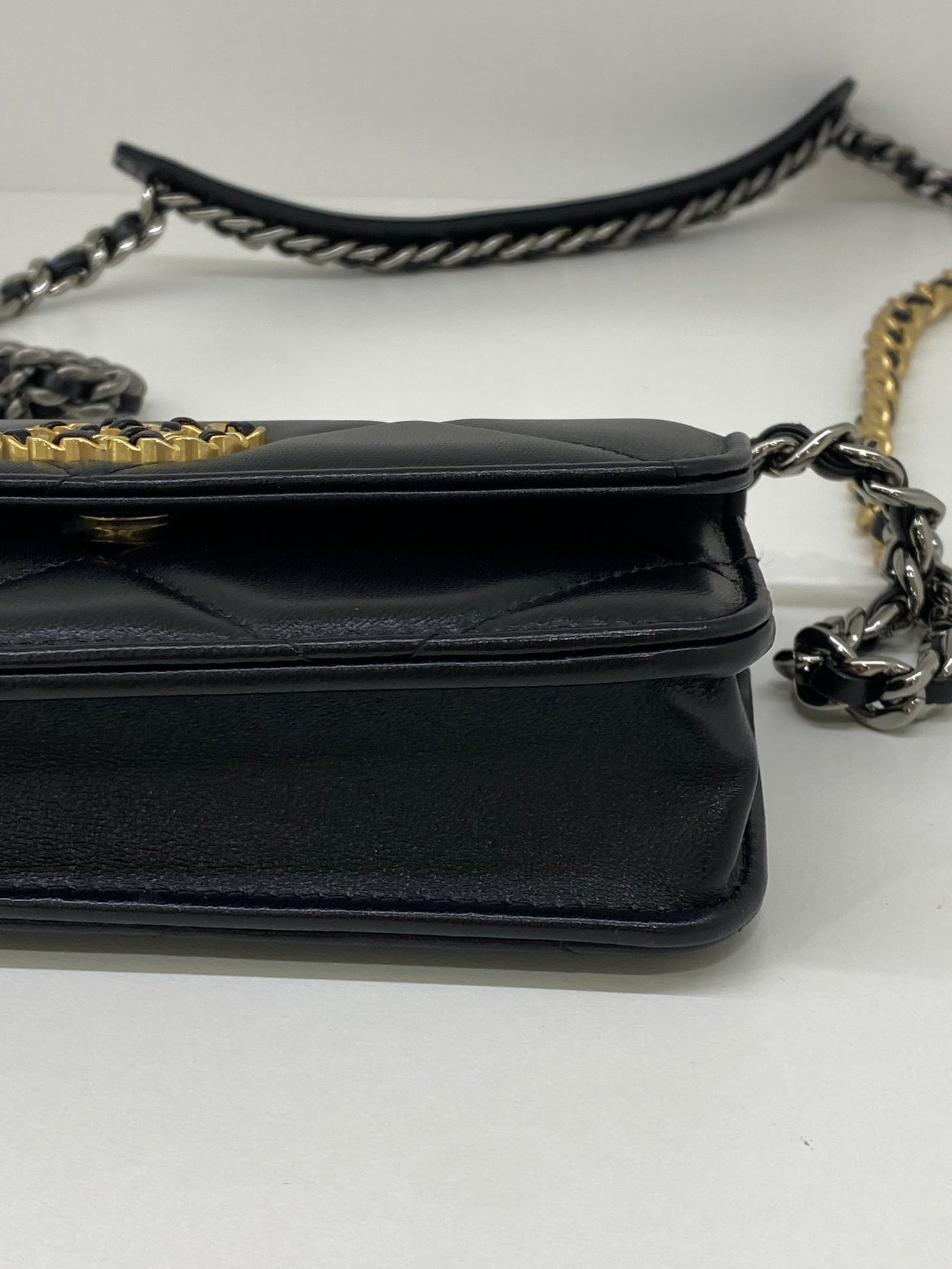 Chanel 19 Mini WOC Black