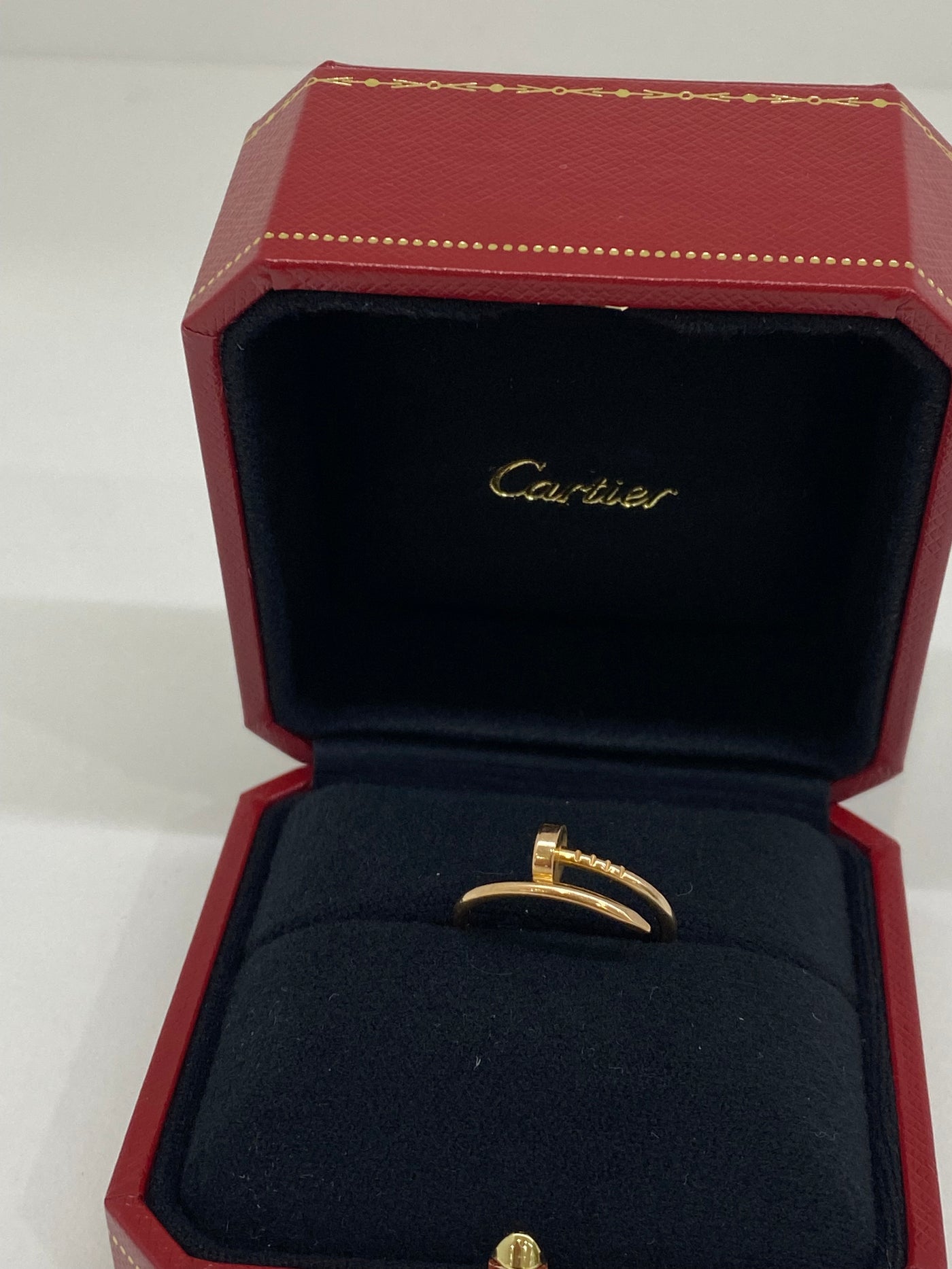 Cartier Juste Un Clou Ring RG Size 55