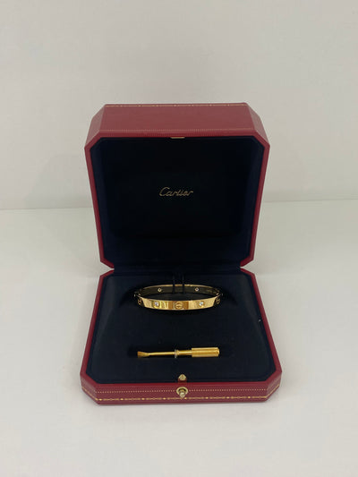 Cartier Love Bracelet YG Size Size 17