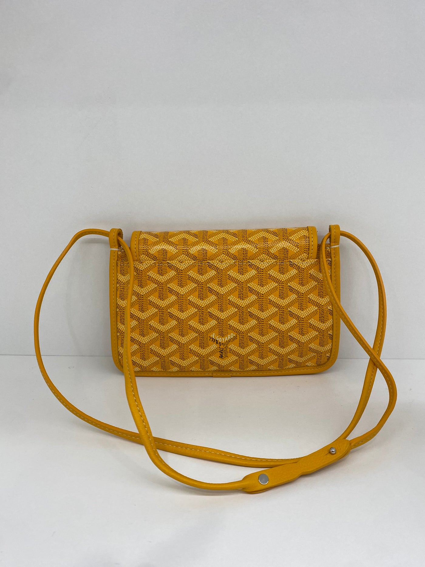 Goyard Plumet Wallet on Chain Yellow