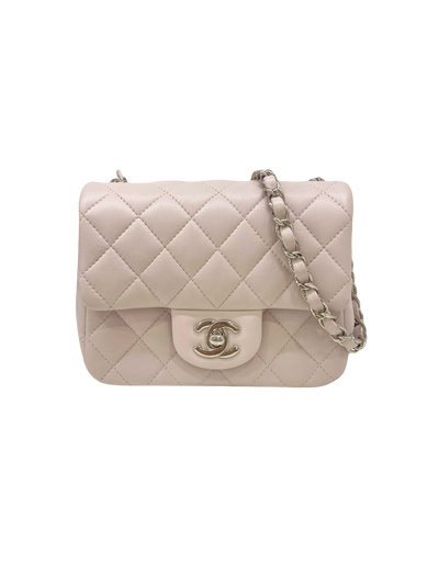 Chanel Classic Flap Square Mini Lilac SHW