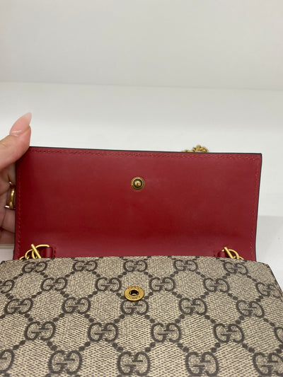 Gucci Cherry Monogram WOC