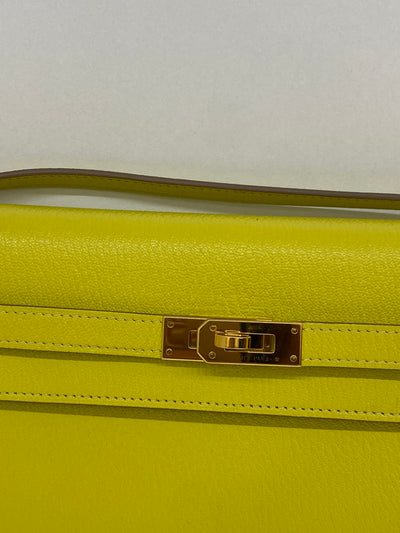 Hermes Kelly To Go Lime RGHW