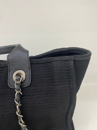 Chanel Black Deauville Small SHW