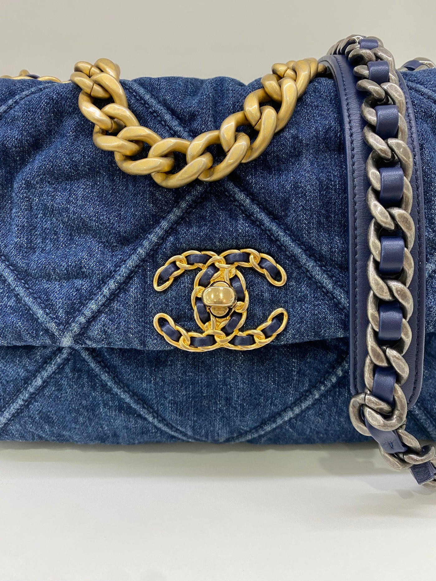 Chanel 19 Bag Small Denim