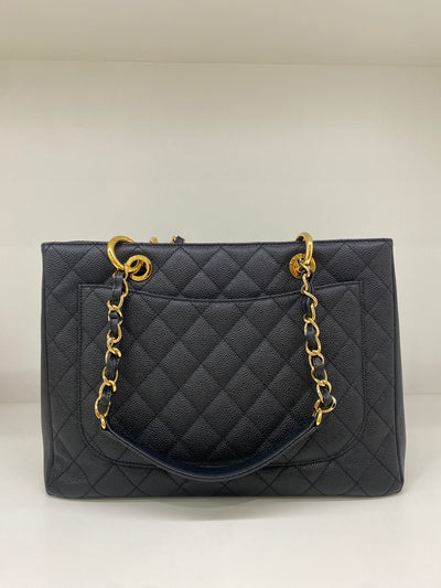 Chanel GST Black Tote GHW