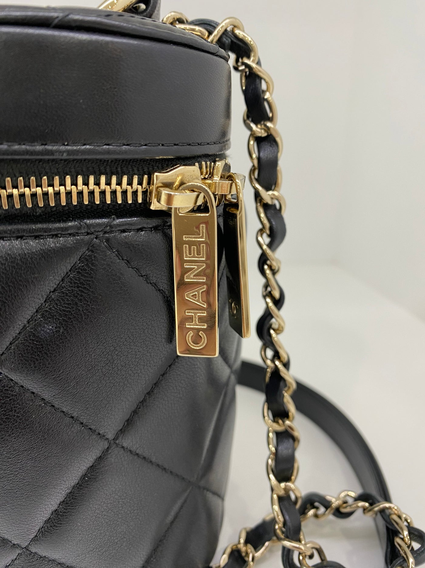 Chanel Trendy Vanity Case Black Lambskin GHW