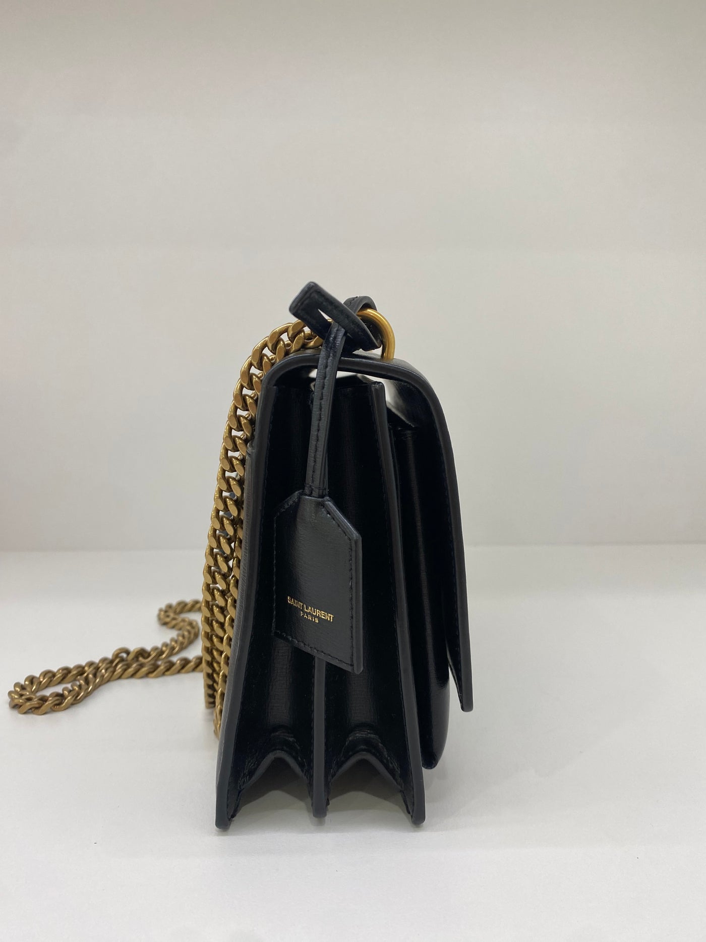 Saint Laurent Sunset Bag Medium Black GHW