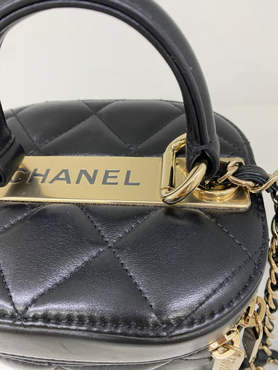 Chanel Trendy Vanity Case Black Lambskin GHW