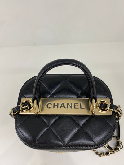 Chanel Trendy Vanity Case Black Lambskin GHW