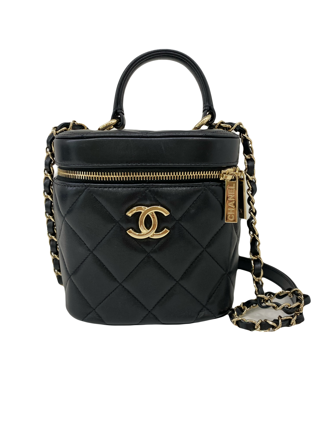 Chanel Trendy Vanity Case Black Lambskin GHW