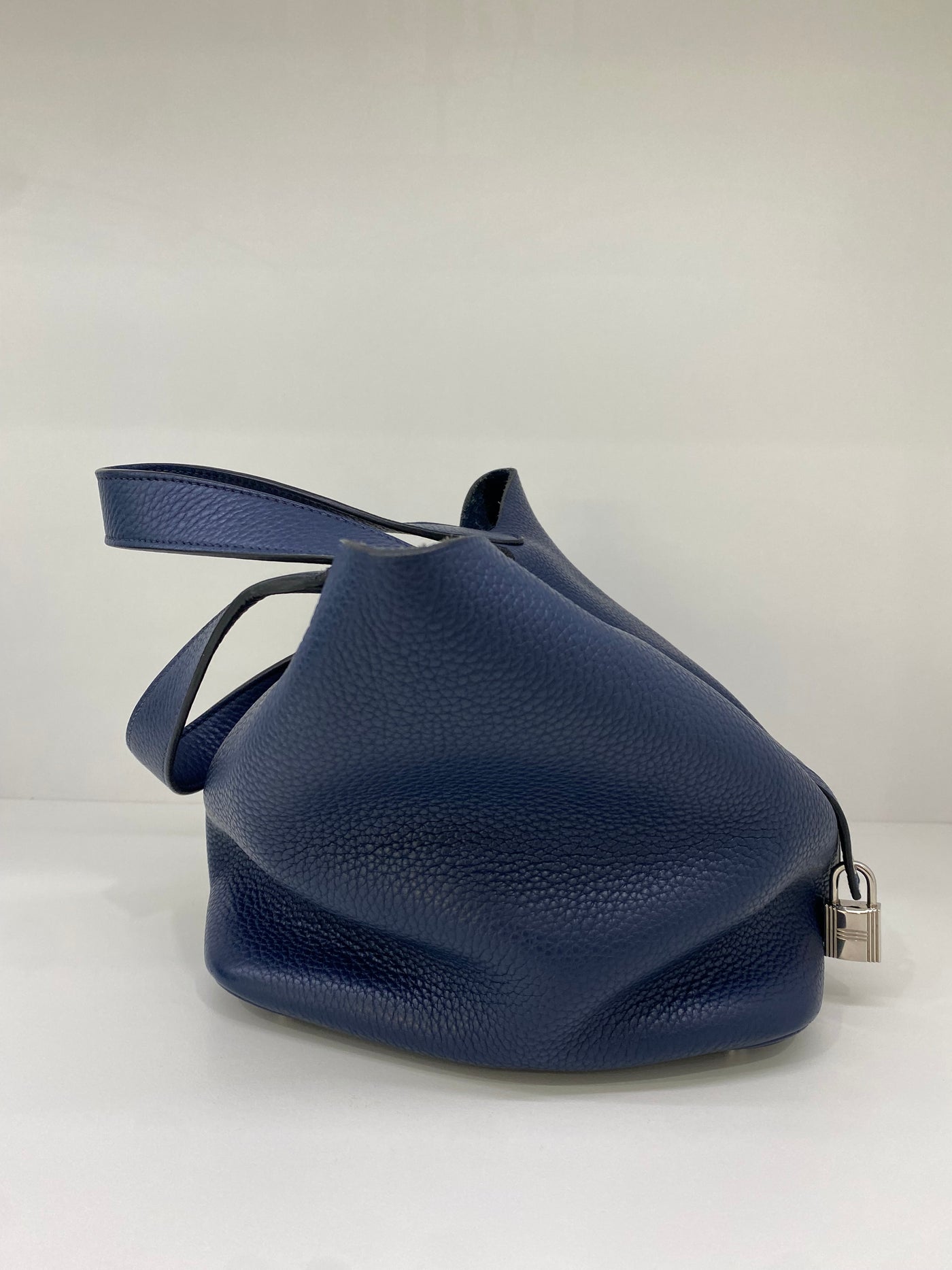 Hermes Picotin 22 Navy PHW