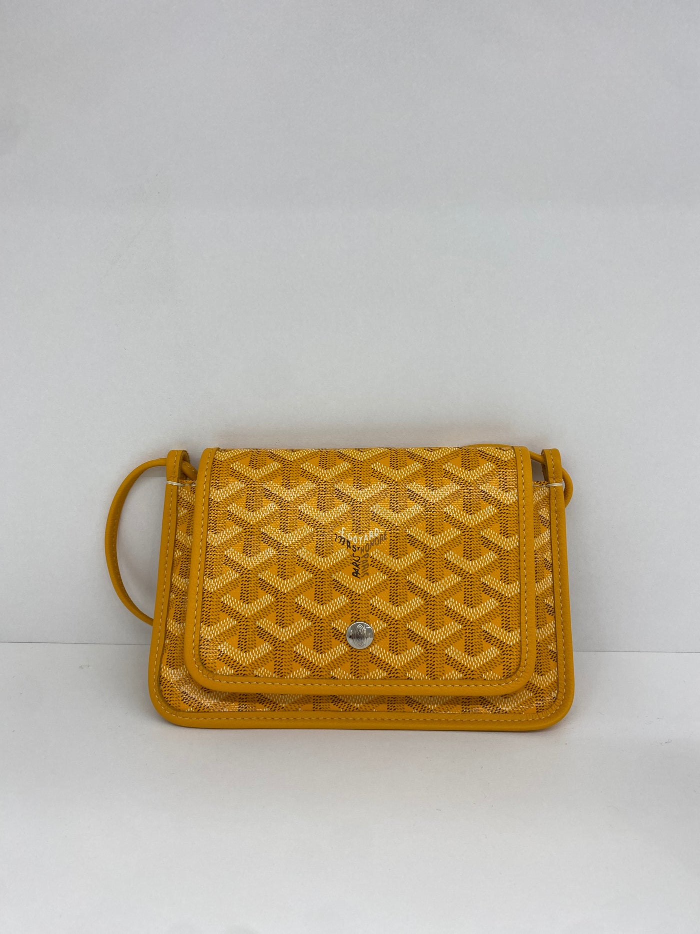 Goyard Plumet Wallet on Chain Yellow