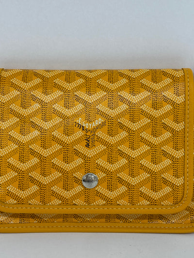 Goyard Plumet Wallet on Chain Yellow