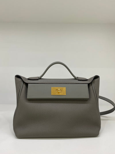 Hermes Kelly 24/24 Gris Meyer PHW