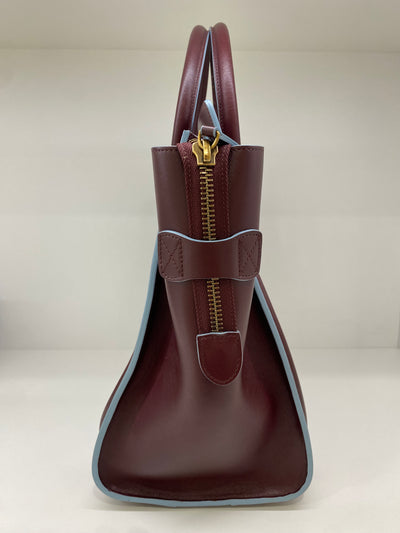 Celine Luggage Bag Burgundy