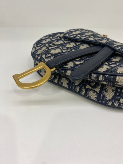 Christian Dior Mini Saddle Bag Oblique