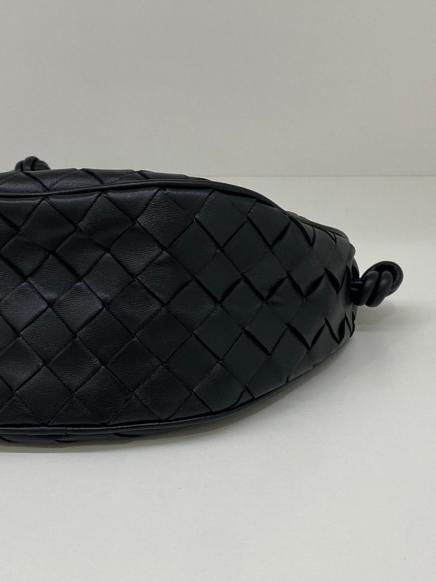 Bottega Veneta Gemellini Pouch Black GHW