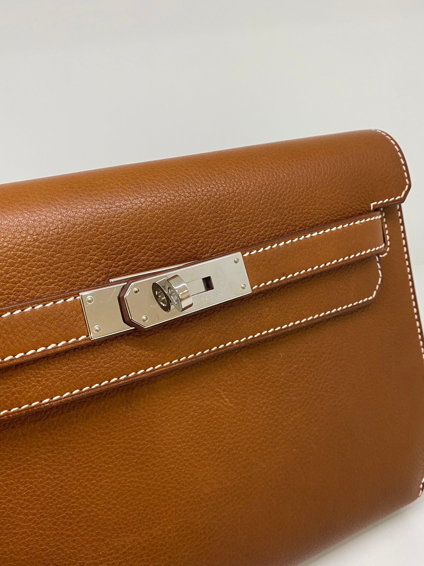 Hermes Kelly Depeches 25 Fauve PHW