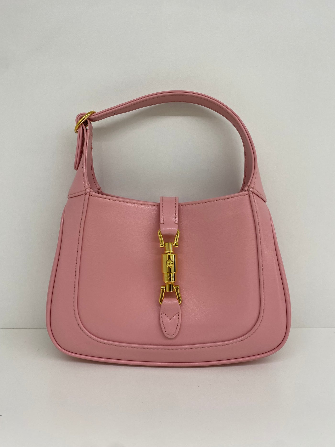 Gucci Jackie Small Pink bag GHW