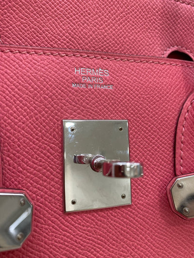 Hermes Birkin 30 Rose Azalee PHW