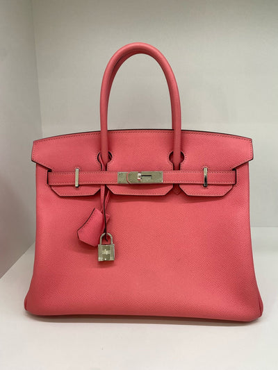 Hermes Birkin 30 Rose Azalee PHW