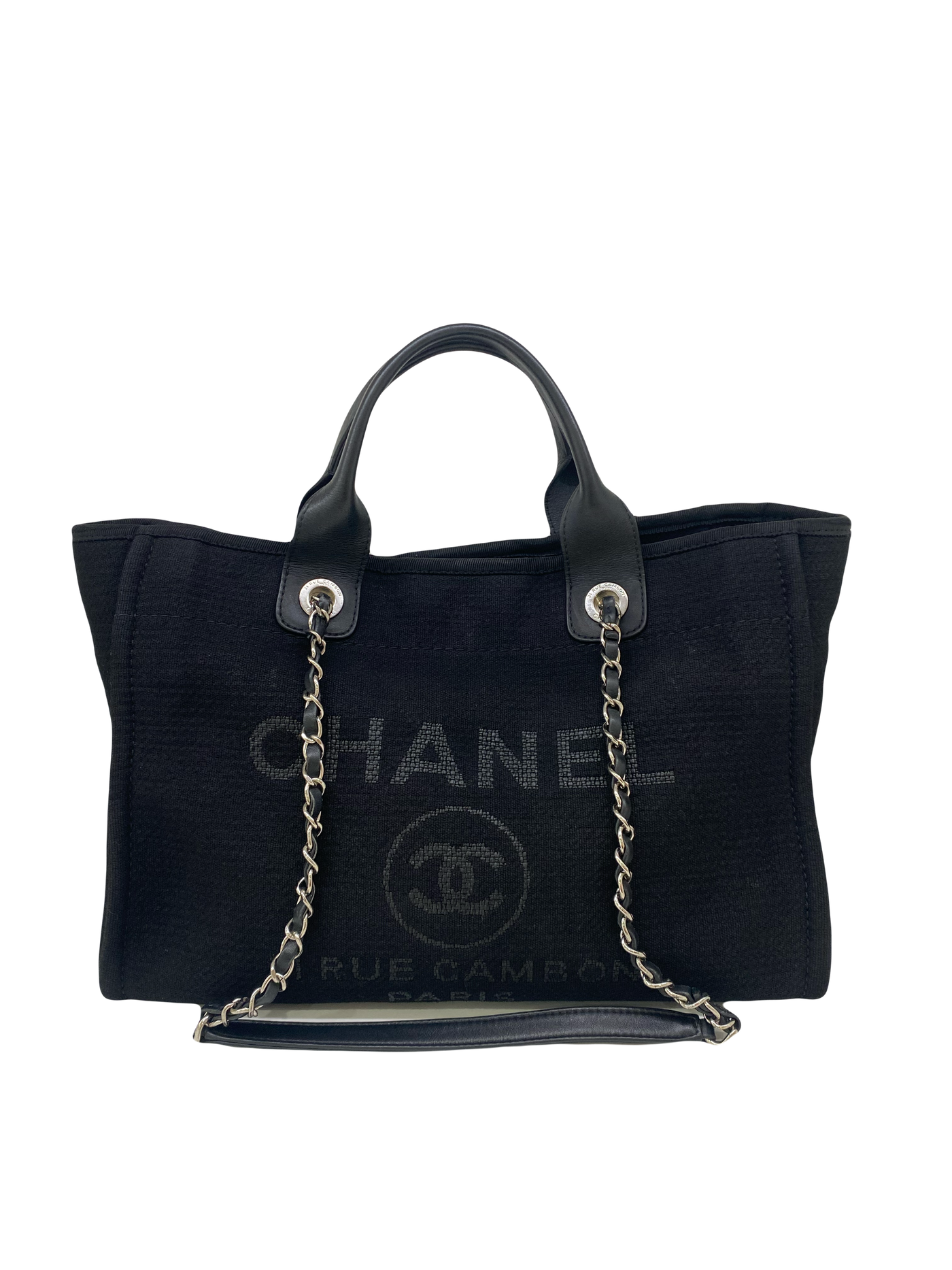 Chanel Black Deauville Small SHW