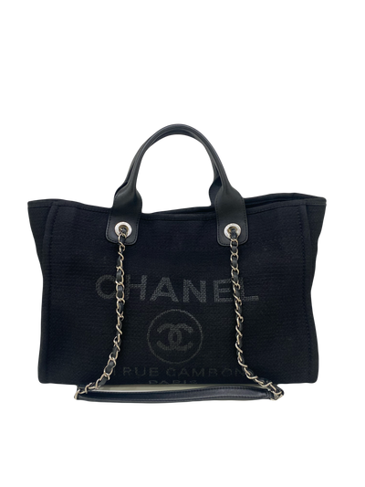 Chanel Black Deauville Small SHW