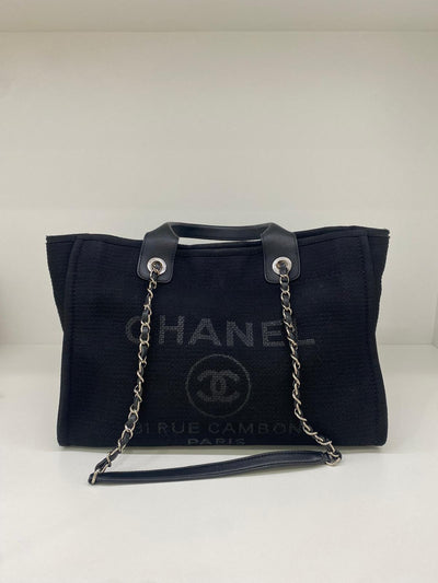 Chanel Black Deauville Small SHW