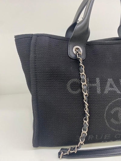 Chanel Black Deauville Small SHW