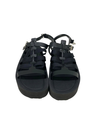 Hermes Black Jupiter Sandal Size 38.5