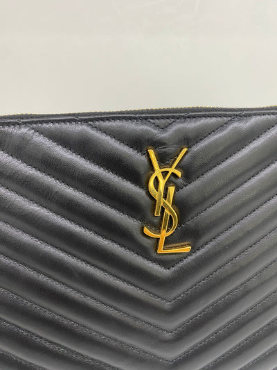 Saint Laurent Cassandre Pouch GHW