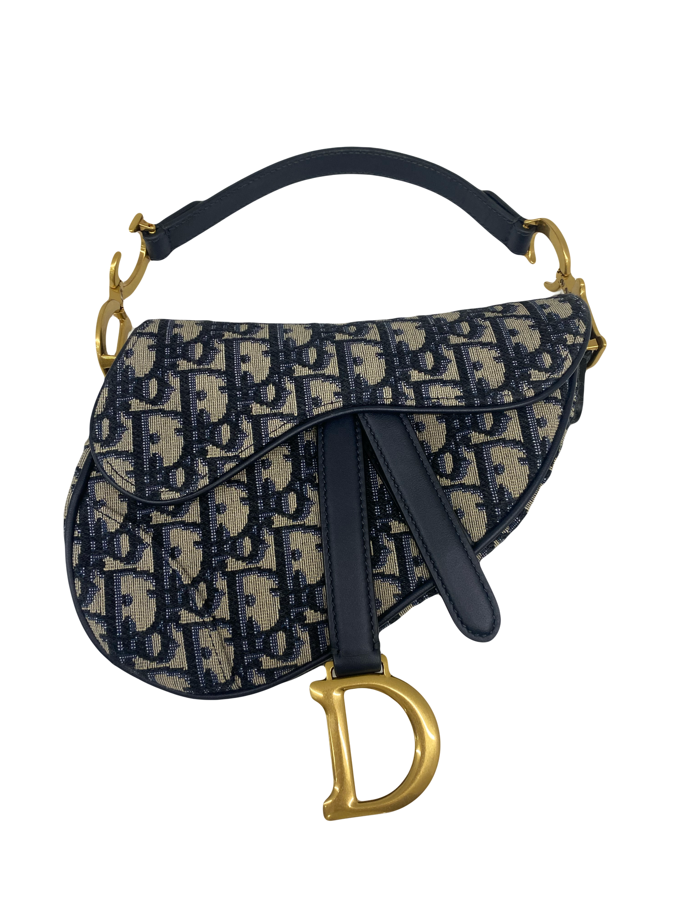 Christian Dior Mini Saddle Bag Oblique