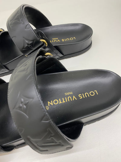 Louis Vuitton Black Sandal 39.5