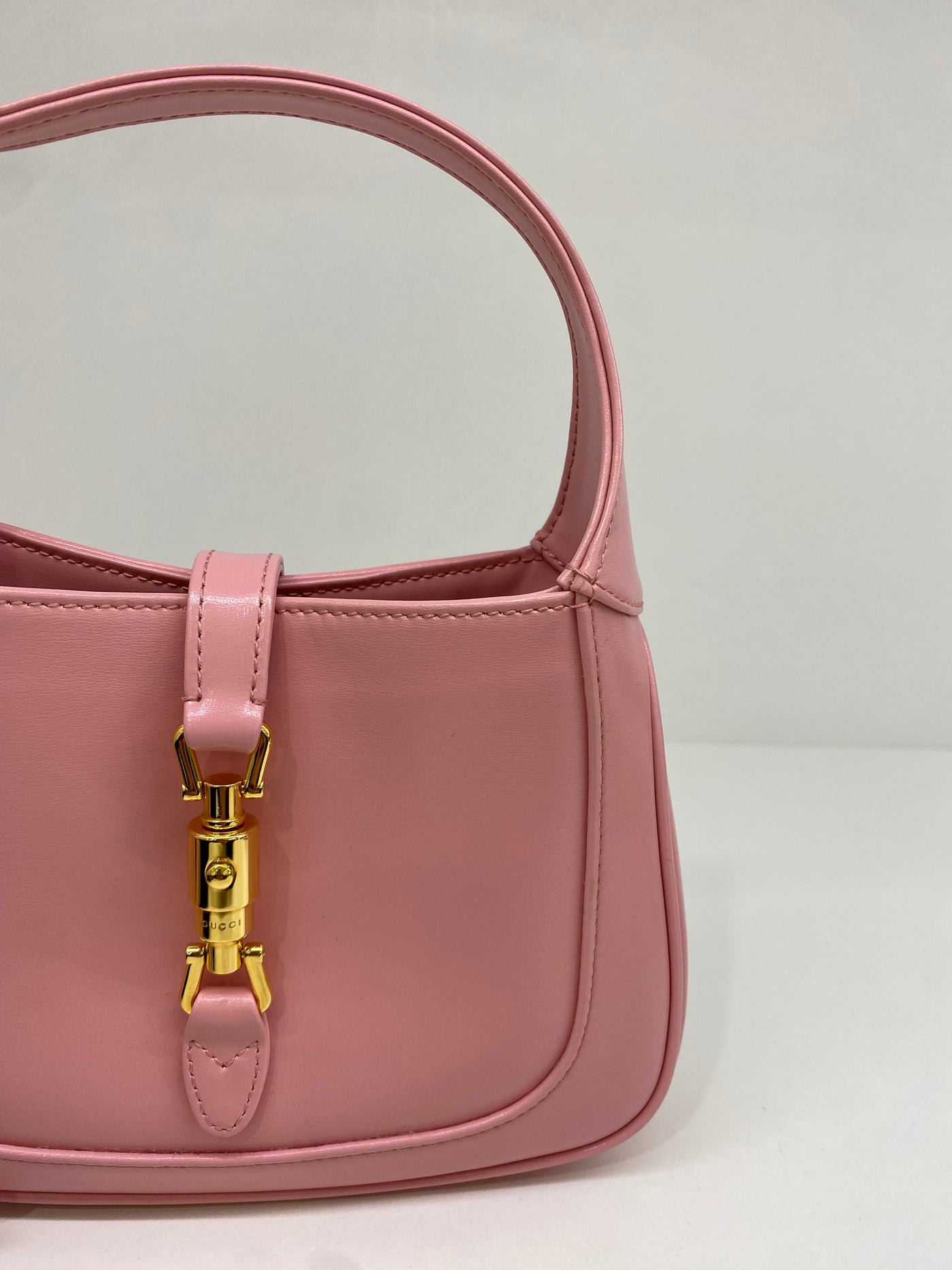 Gucci Jackie Small Pink bag GHW