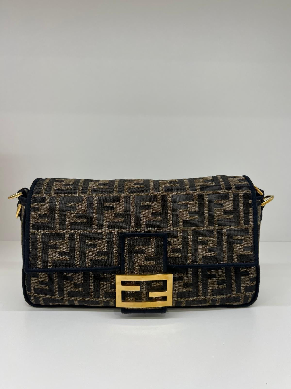 Fendi Baguette Monogram FF GHW