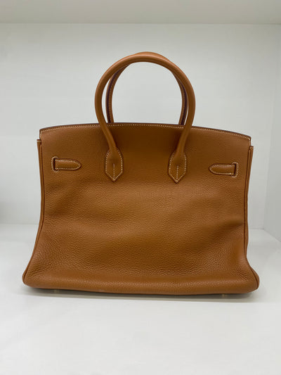 Hermes Birkin 35 Gold GHW