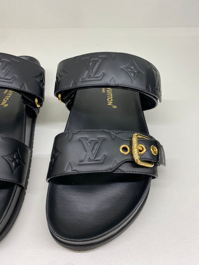 Louis Vuitton Black Sandal 39.5