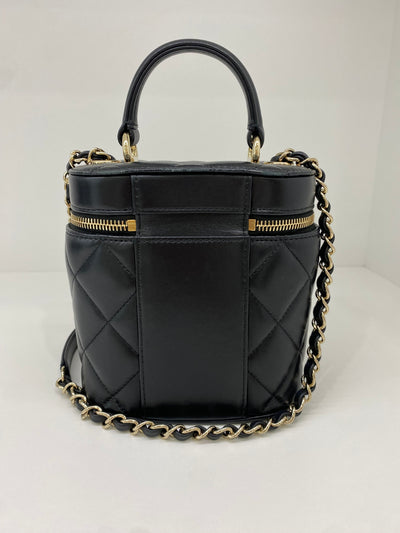 Chanel Trendy Vanity Case Black Lambskin GHW