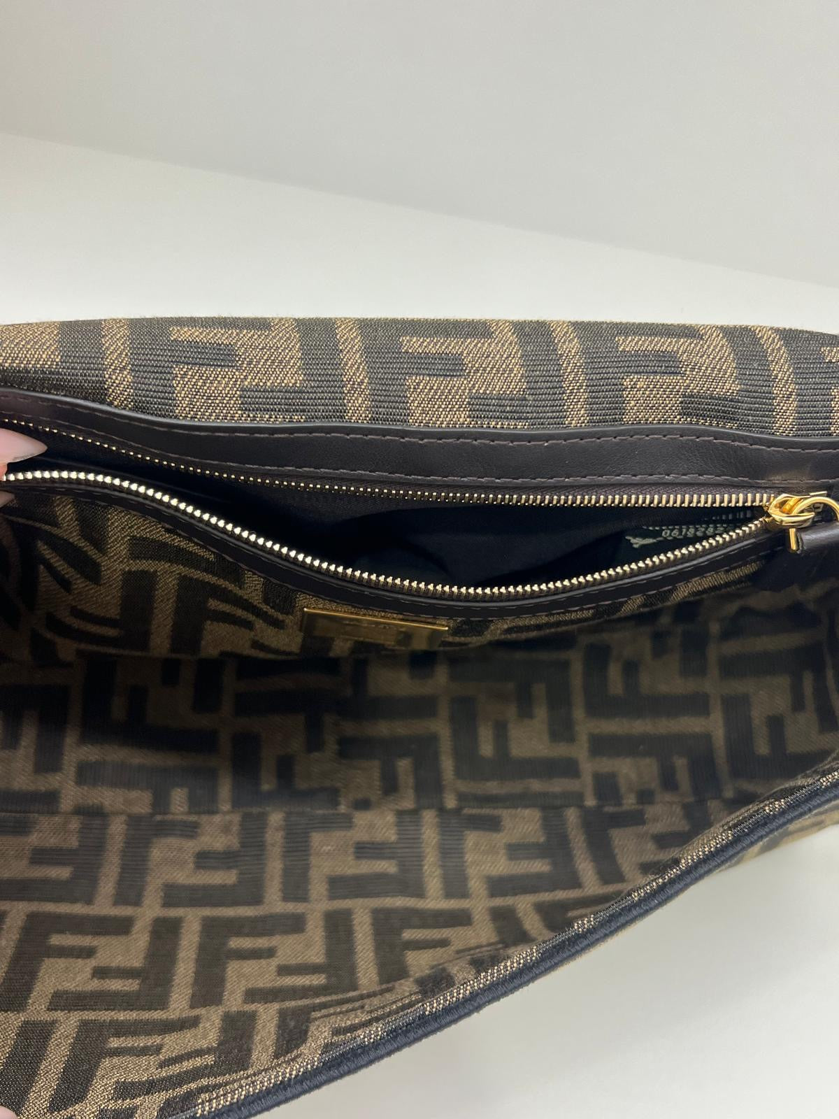 Fendi Baguette Monogram FF GHW