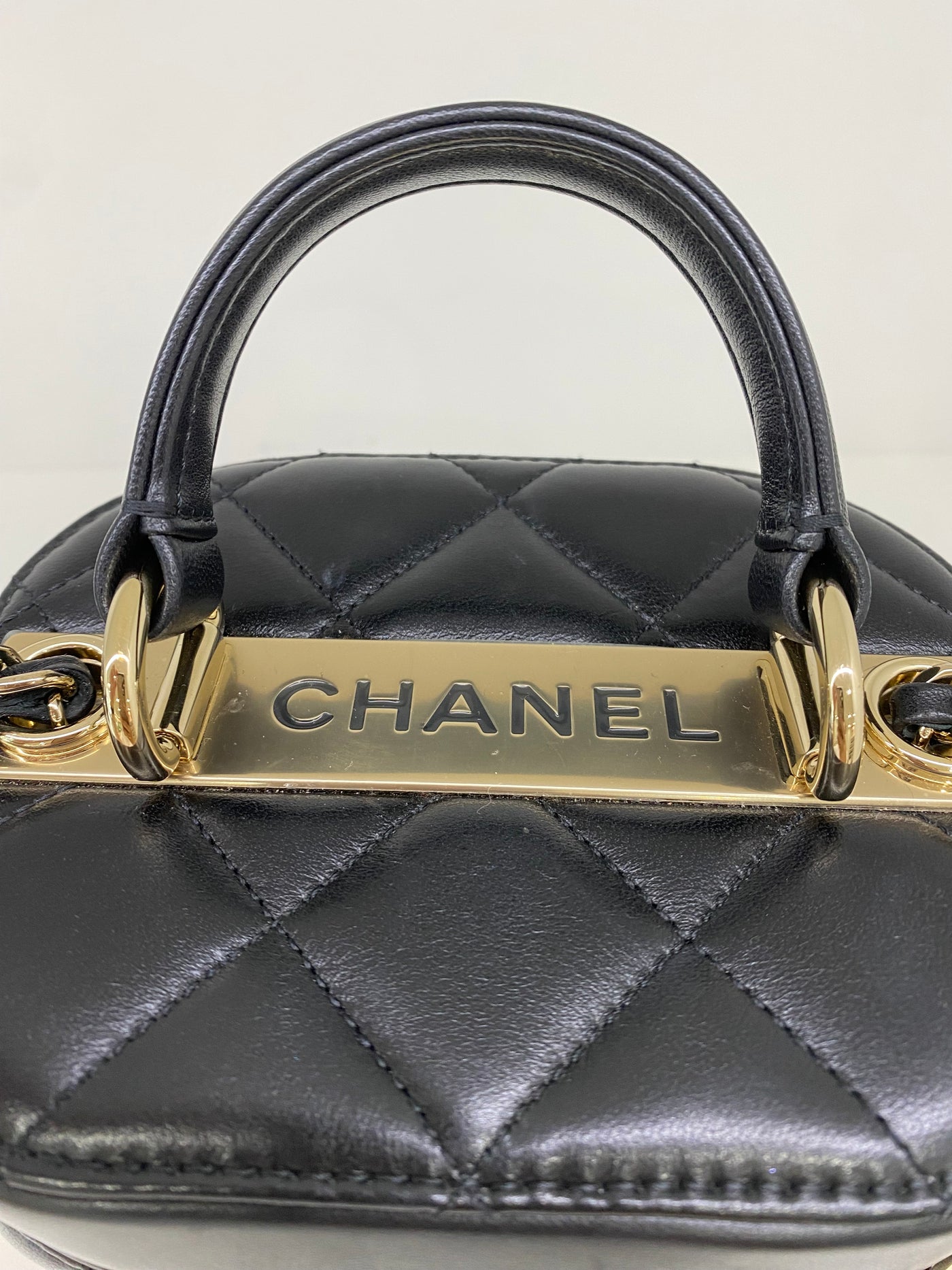 Chanel Trendy Vanity Case Black Lambskin GHW