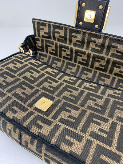 Fendi Baguette Monogram FF GHW