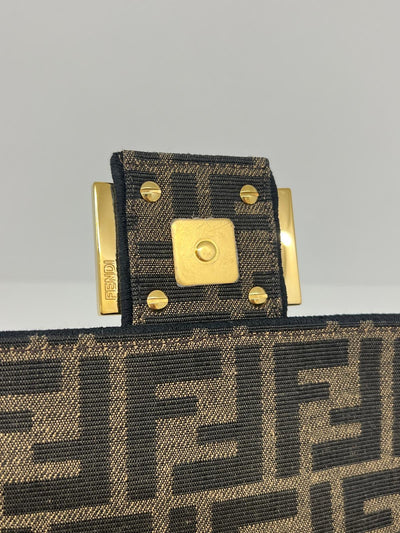 Fendi Baguette Monogram FF GHW