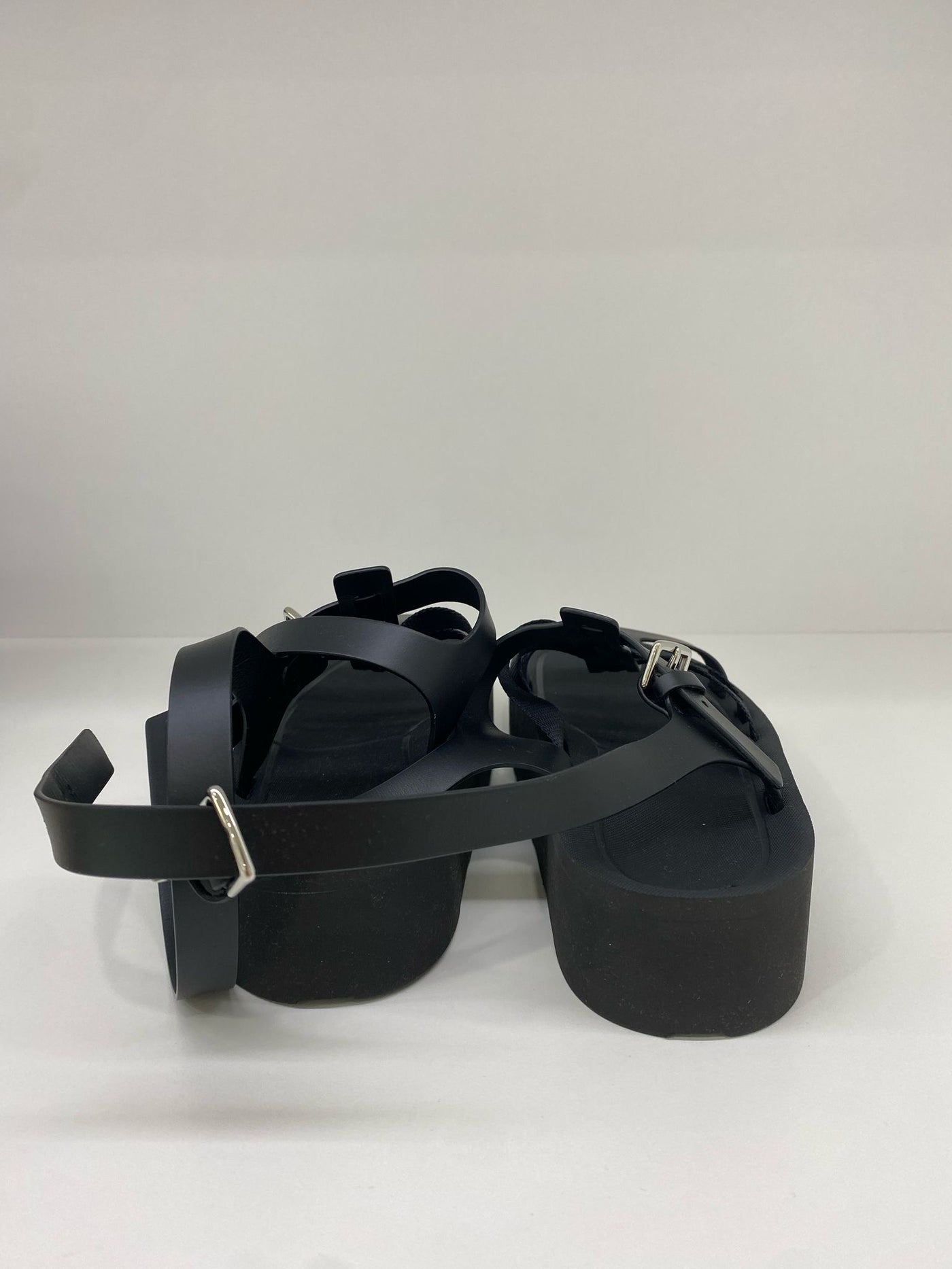 Hermes Black Jupiter Sandal Size 38.5