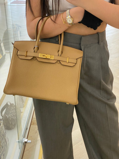 Hermes Birkin 30 Biscuit GHW