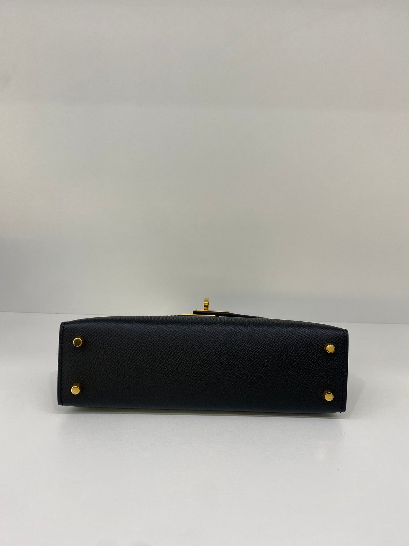 Hermes Mini Kelly Black GHW