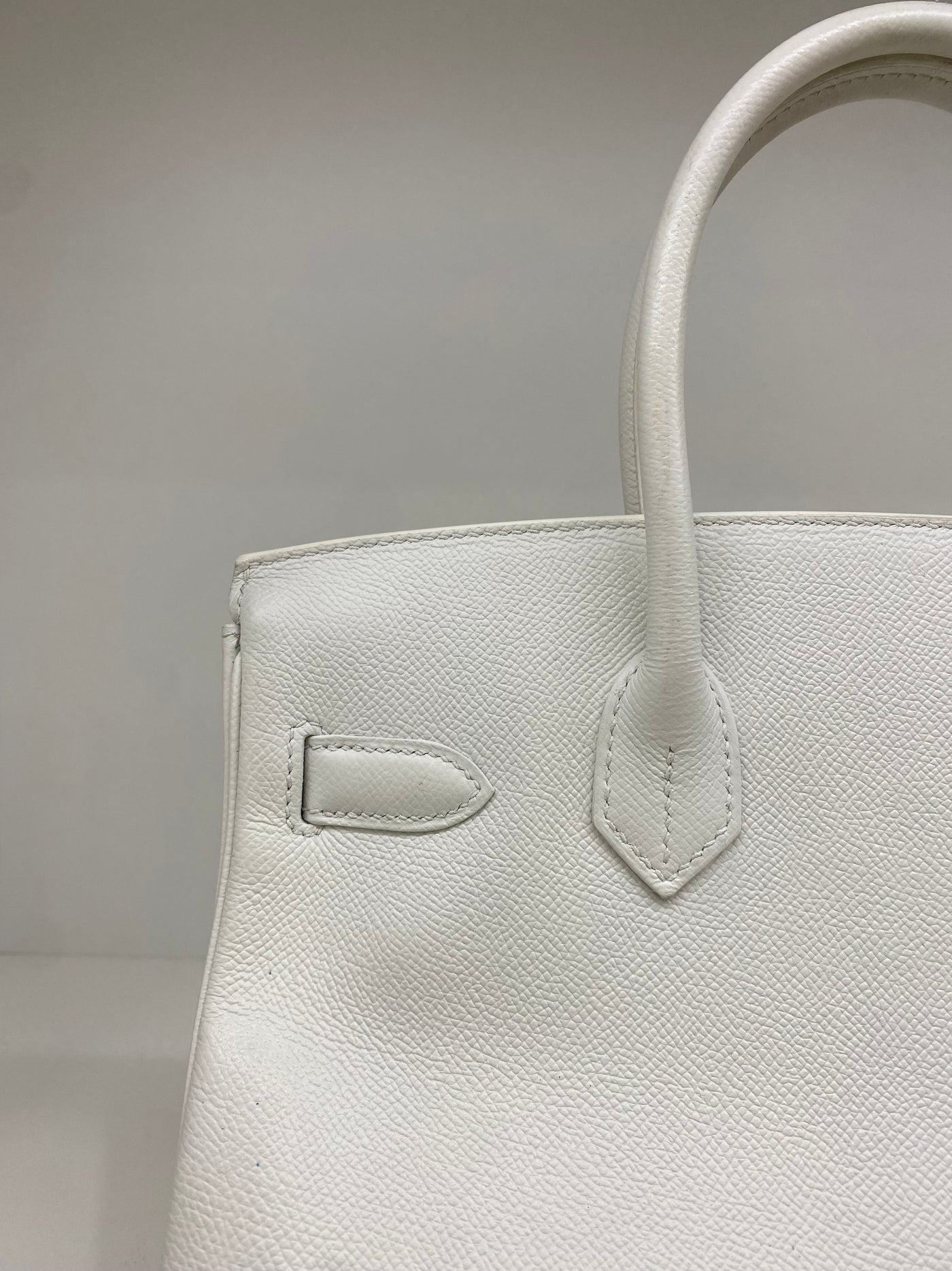 Hermes Birkin 30 White Epsom GHW