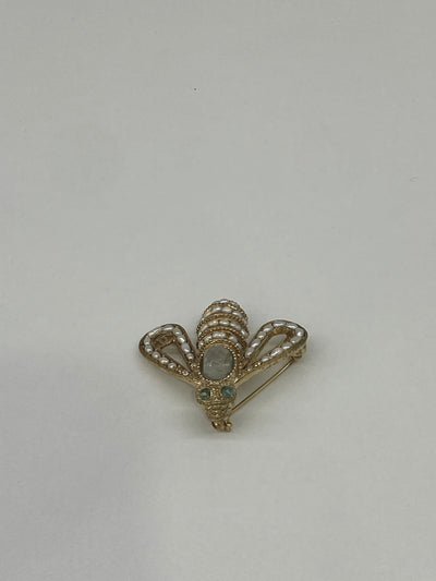 Chanel Pearl Bee Brooch